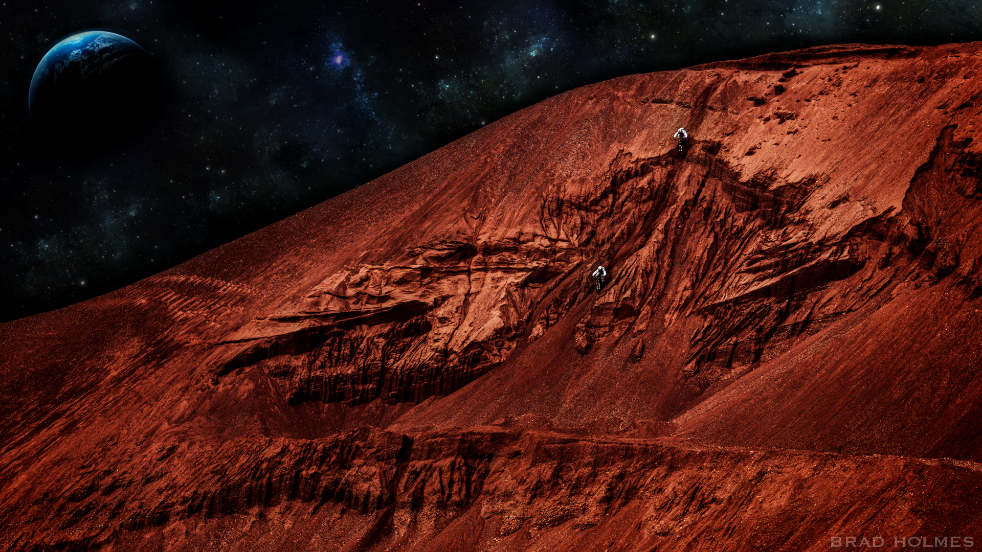 Горы на планете Марс